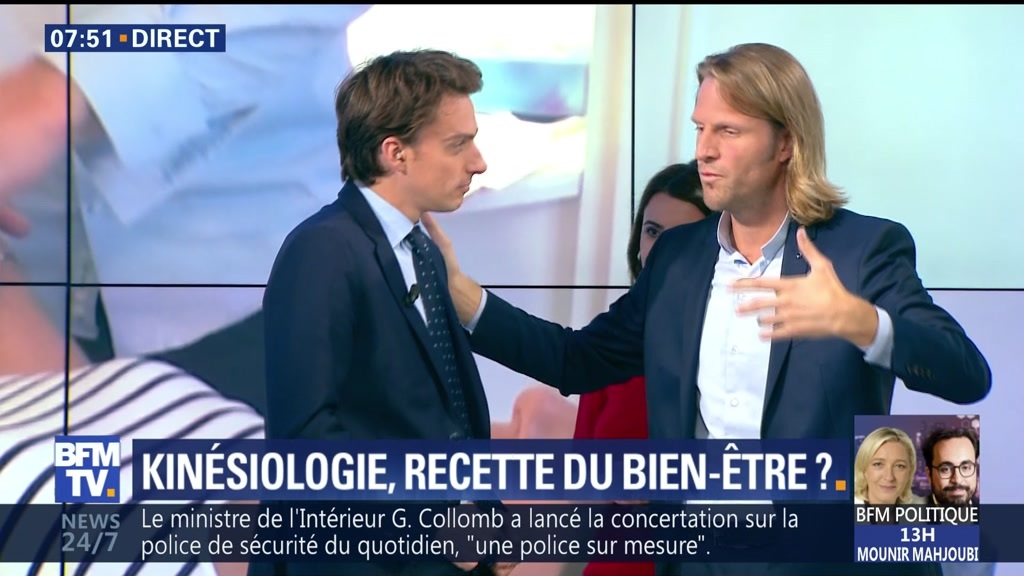 elodie cabrera - kinésiologie - developpement personnel - avoir confiance en soi - renouer avec son corps - kinesiologue - sante par le toucher - touch for health - bien etre - mieux etre - emotion - stress - hémisphères cérébraux - sportif haut niveau - test musculaire - bfm TV